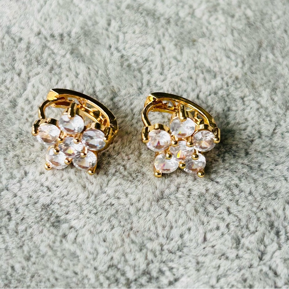 18k GP Hoo earrings